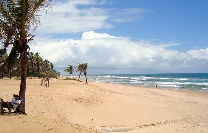 Villa Suspiro da Bahia Pé na areia à Salvador Extérieur photo