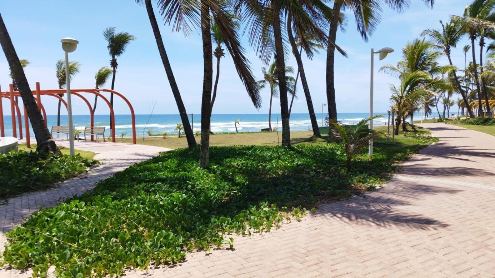 Villa Suspiro da Bahia Pé na areia à Salvador Extérieur photo